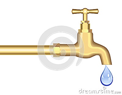 Faucet Vector Illustration