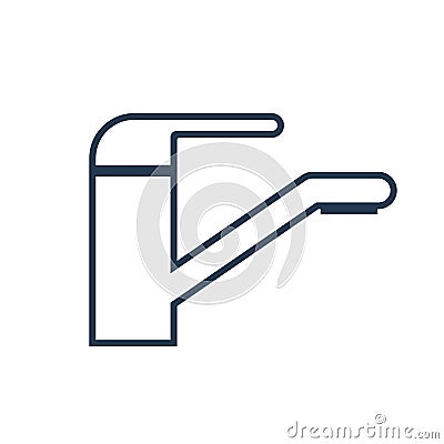 Faucet vector icon Vector Illustration