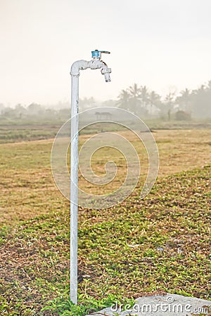 Faucets water Stock Photo