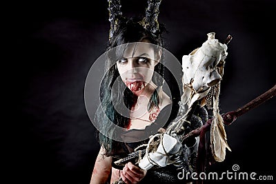 Faun creature Stock Photo