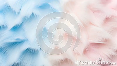 Faux fur design mimicking abstract geometric pattern Stock Photo