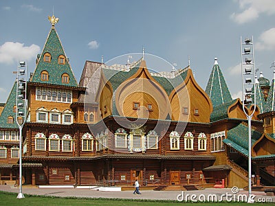 Kolomenskoye is a state art historical and architectural Museum-reserve in Moscow. Stock Photo