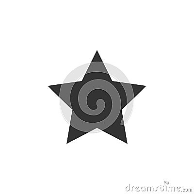 Favorite Star icon flat Vector Illustration