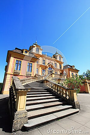 Favourite Palace of Schloss Ludwigsburg Stock Photo