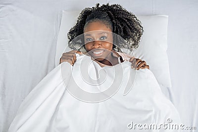 Favourite pasttime. good mood before the night sleep Stock Photo