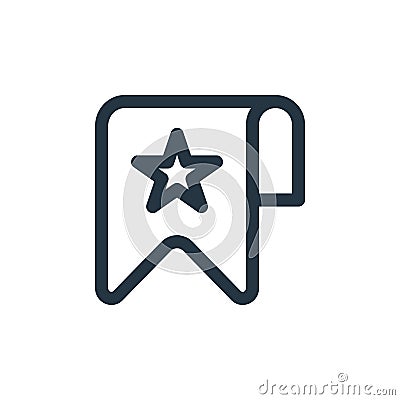 favourite vector icon. favourite editable stroke. favourite linear symbol for use on web and mobile apps, logo, print media. Thin Vector Illustration