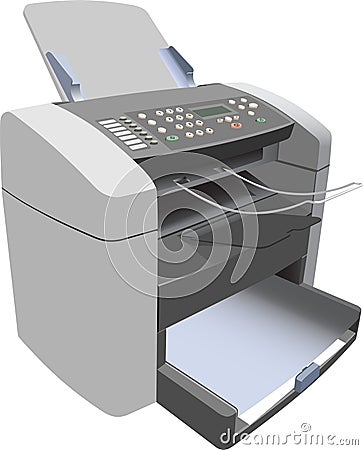 Fax Vector Illustration