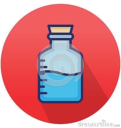 Bottle Isolated Vector icon that can easily modify or edit Vector Illustration