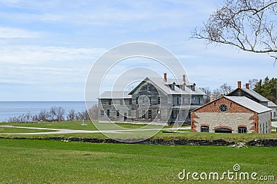 Fayette Historic State Park in Michigan, USA Stock Photo