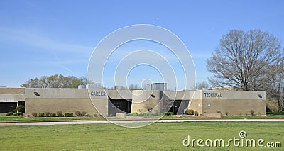 Fayette-Ware High School Career Tech Center, Somerville, TN Editorial Stock Photo