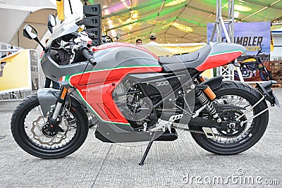 FB Mondial Pagani 1948 motorcycle at Philippine Moto Heritage Weekend Editorial Stock Photo