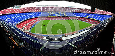 FC Barcelona stadium - Catalunia Nou Camp Editorial Stock Photo