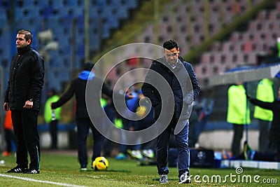 FC Steaua Bucharest - U Cluj Editorial Stock Photo