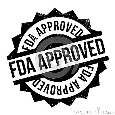 Fda approved stamp Stock Photo