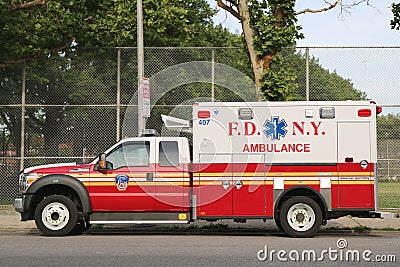 FDNY Ambulance Editorial Stock Photo