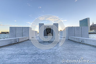 FDR Four Freedoms Park, Roosevelt Island, New York Editorial Stock Photo