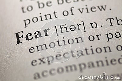 Fear Stock Photo