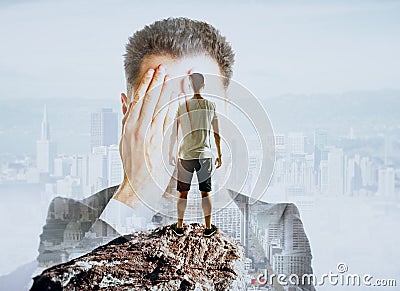 Fear of failure concept Stock Photo