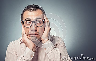 Fear and worry Stock Photo