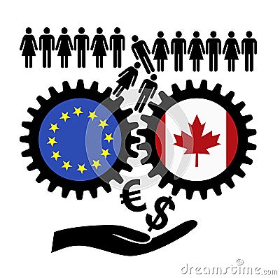 Fears over CETA Stock Photo