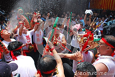 Feast of the Drunken Dragon Editorial Stock Photo