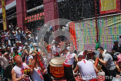 Feast of the Drunken Dragon Editorial Stock Photo