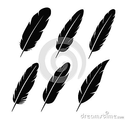 Feather icon Vector Illustration