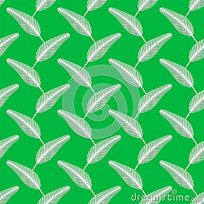 Feather Seamless Pattern Stock Photo