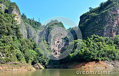 Featured mountains in Taining, Fujian, China Stock Photo