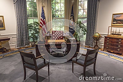 FEBRUARY 28, 2018 - COLLEGE STATION TEXAS - George H.W. Bush Presidential Library and Museum shows. Texas, Family Editorial Stock Photo