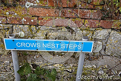 Eastbourne road sign, East Sussex England UK Stock Photo