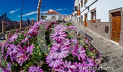 Tejeda village Canary island Spain Stock Photo