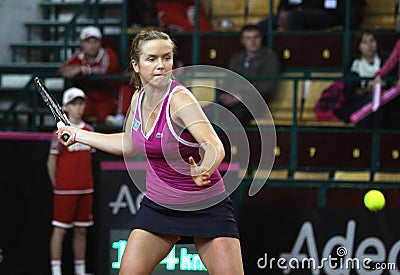 FedCup tennis game Ukraine vs Canada Editorial Stock Photo