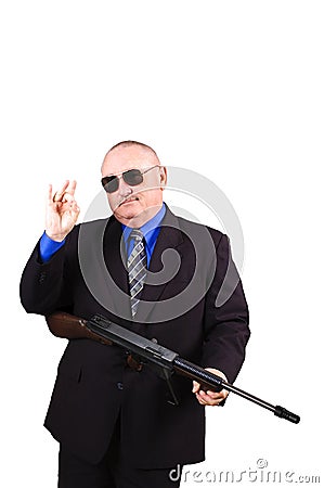 Federal agent Stock Photo