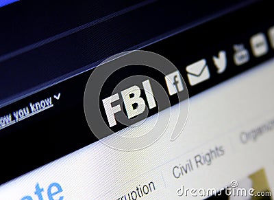 Federal Bureau of Investigation (FBI) Editorial Stock Photo