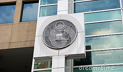 Federal Goverment of the United States Seal Editorial Stock Photo