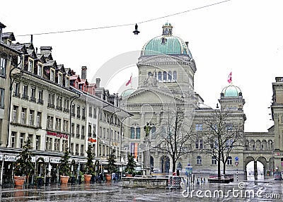 Federal Palace of Switzerland Editorial Stock Photo