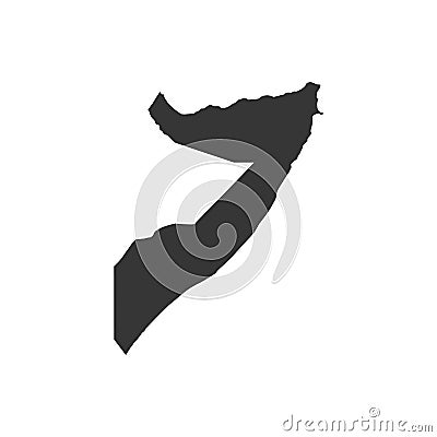 Federal Republic of Somalia Vector Illustration