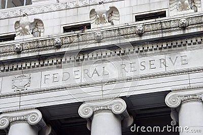 Federal Reserve Facade 2 Stock Photo