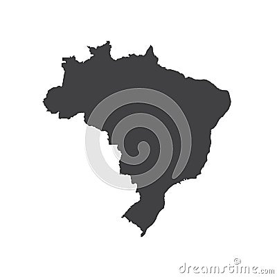 Federative Republic of Brazil Vector Illustration