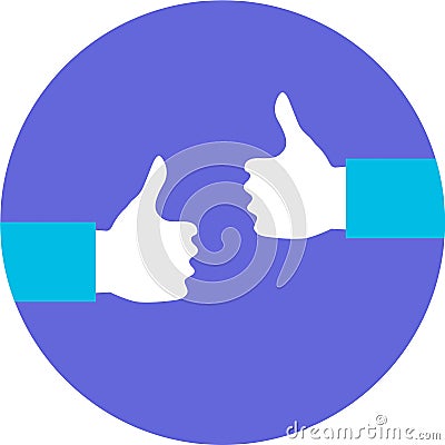 Feedback icon for Android, IOS Applications and web applications Stock Photo