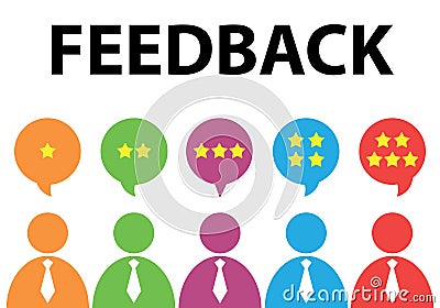 Feedback Vector Illustration