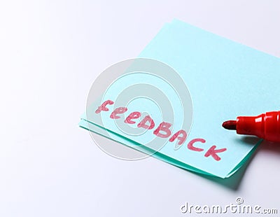 Feedback Stock Photo