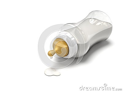 Feeding bottle Stock Photo