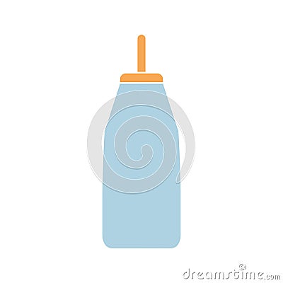 Feeding Bottle or Baby bottle for infants and young children vector Vector Illustration