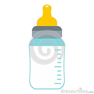 Feeding bottle icon isolated Vector Illustration