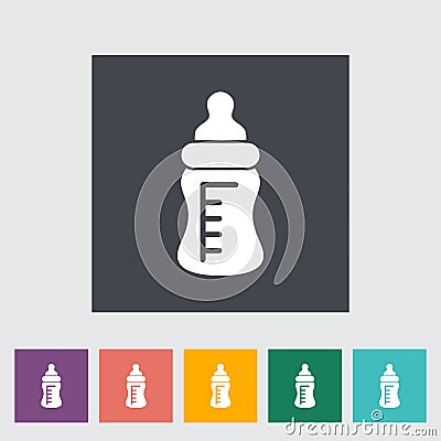 Feeding bottle Vector Illustration