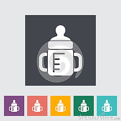 Feeding bottle Vector Illustration