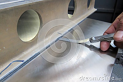 Feeler gauge Stock Photo