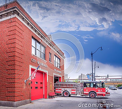 Feeling the Backdraft Stock Photo